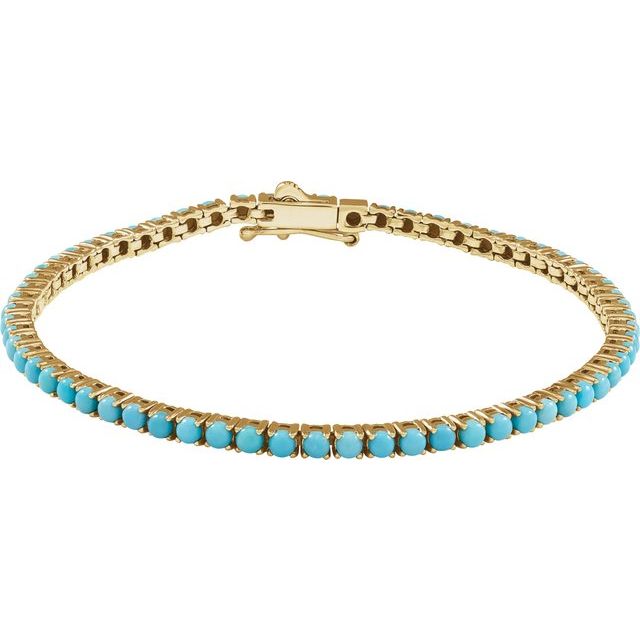 14KTurquoiseLineBracelet