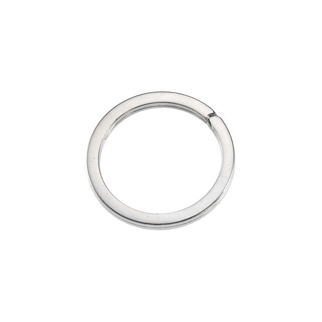 Sterling Silver Round Split Key Ring - Mrs. Jones & Company